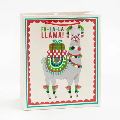 Holiday Llama Medium Bag