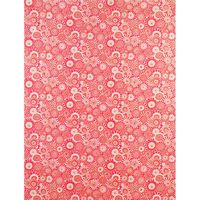 Pink, Red & White Circles on Handmade Paper