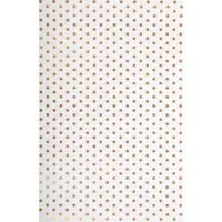 Gold Foil Dots Flat Wrap