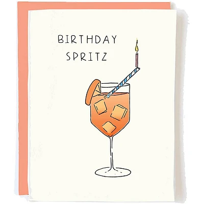 Spritz Birthday Card