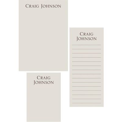 Mister Mixed Personalized Note Pads