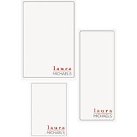 Minimalist Persimmon Mixed Personalized Note Pads