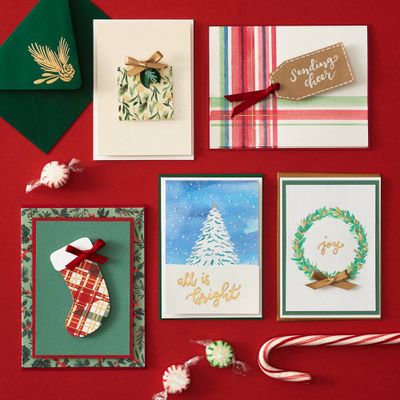 Holiday Craft Inspiration: Holiday Cards With Watercolor & Stamps