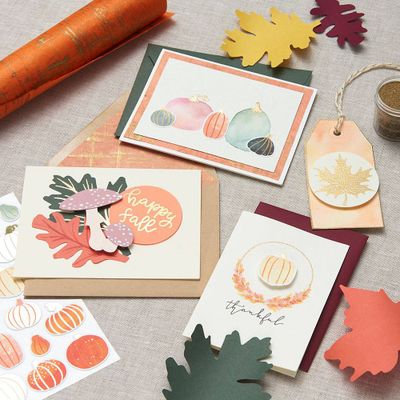 Live Workshop Essentials: DIY Autumnal Stationery