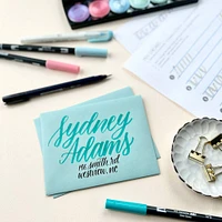 Virtual Workshop: Brush Lettering