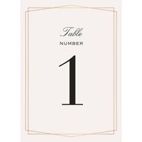 Fineline Foil Table Numbers