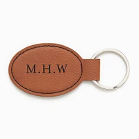 Monogram Bow Brown Key Fob