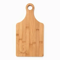 Oval Crest Monogram Paddle Cutting Board