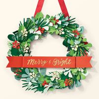 Greenery Merry & Bright Wreath Kit