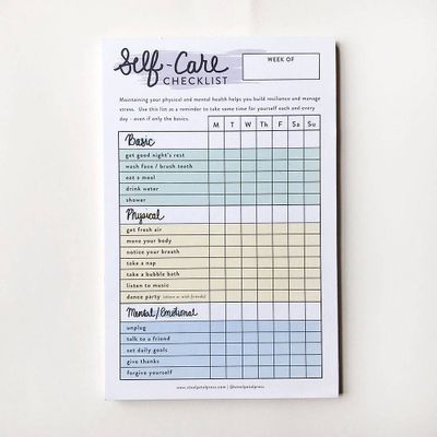 Self Care Checklist