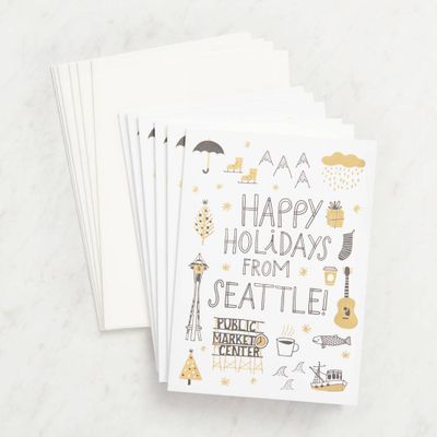 Seattle Holiday Card Set