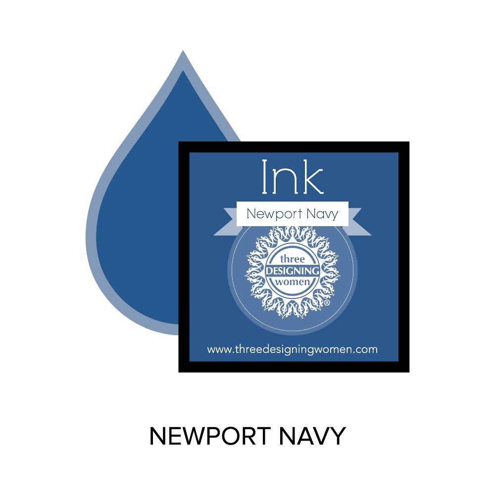 Newport Navy Replacement Inkpad for Custom Stamps