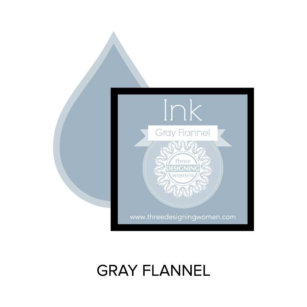 Gray Flannel Replacement Inkpad for Custom Stamps