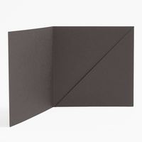 5.5" Square Slate Diagonal Folders