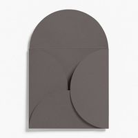 5.25" Square Slate Petal Envelopes