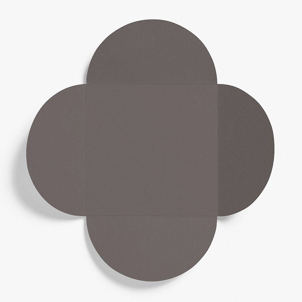 5.25" Square Slate Petal Envelopes