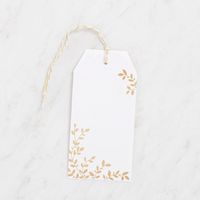 Gold Leaves Foil Hang Tags