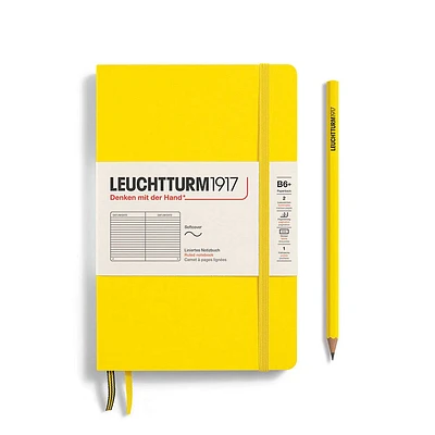 Leuchtturm1917 Lemon Softcover Paperback Ruled Journal