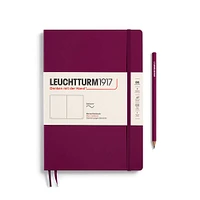 Leuchtturm1917 Port Red Softcover Composition Plain Journal