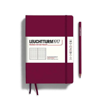 Port Red Leuchtturm Dotted Notebook