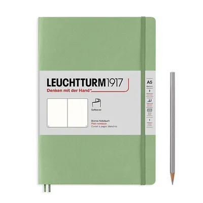 Leuchtturm Unlined Softcover Medium Notebook