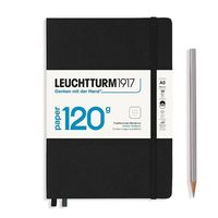 Leuchtturm Black Dotted Page Hardcover Edition 120 Medium Notebook