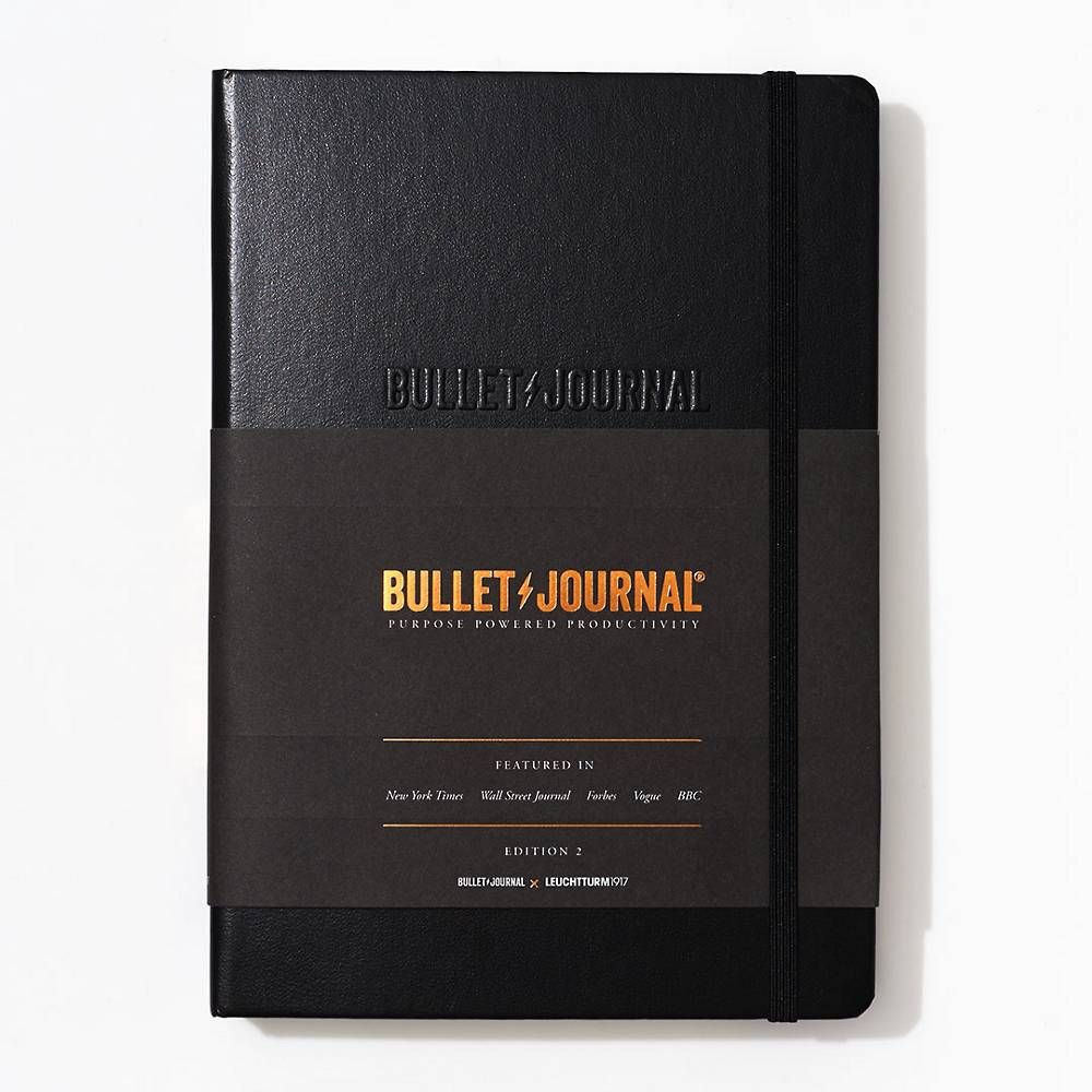 LEATHER TRAVEL JOURNAL - GI - BLACK - Bethesda Fine Stationery