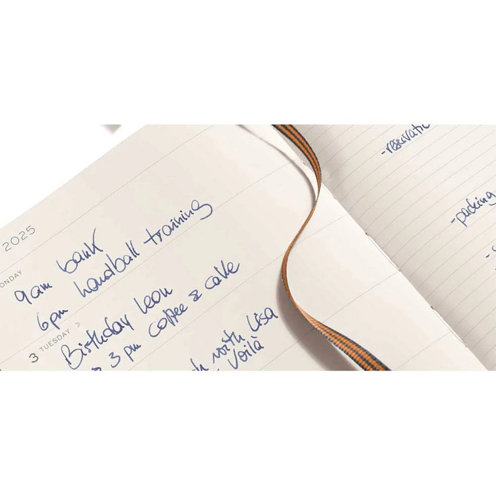 2025 Leuchtturm1917 Black Weekly Planner
