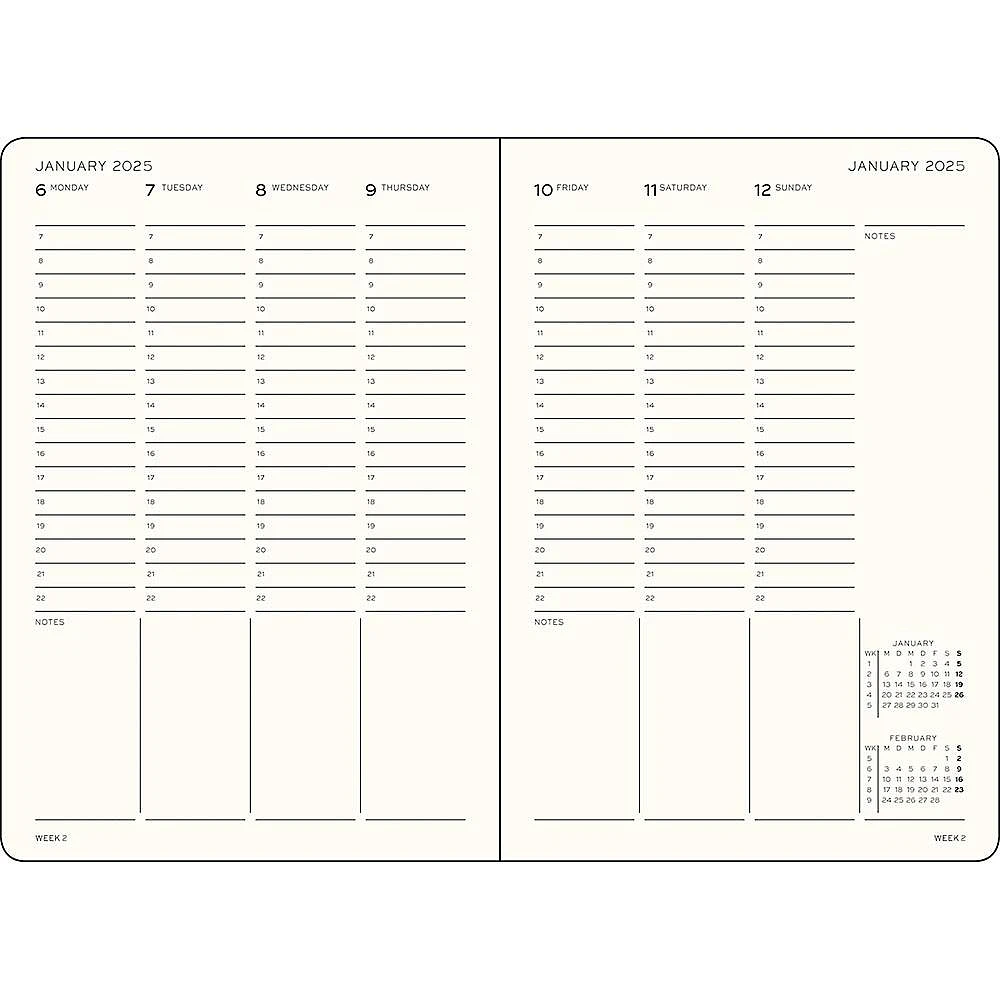 2024-2025 Leuchtturm1917 Sky Weekly Planner & Notebook