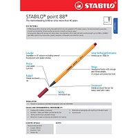 Stabilo Point 88 Fineliner Pastel Pen Set