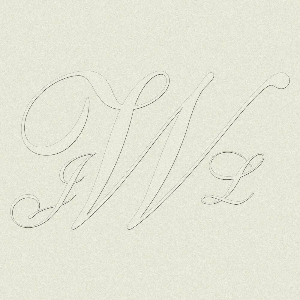 Shelley Top Load Custom Monogram Embossing Plates