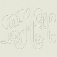 Keepsake Bottom Load Custom Monogram Embossing Plates