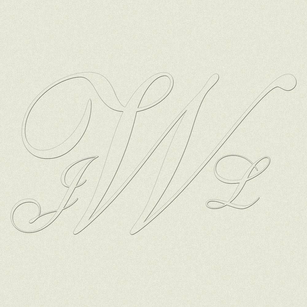 Shelley Custom Monogram Bottom Load Embossing Plates