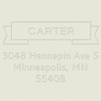 Banner Return Address Embosser