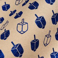 Dreidel Wrapping Paper