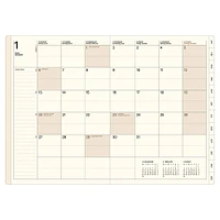 2025 Mein Leben Navy Weekly Planner