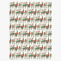 Holiday Llamas Wrap