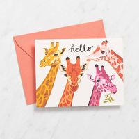 Hello Giraffes Stationery Set