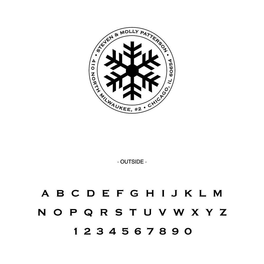 Snowflake Custom Stamp