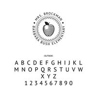 Apple Custom Stamp