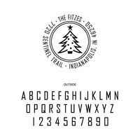 Christmas Tree Custom Stamp