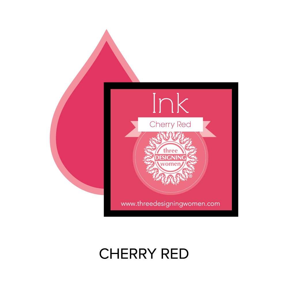 Cherry Red Replacement Inkpad for Custom Stamps