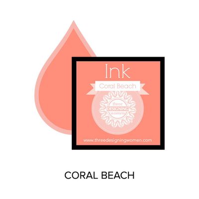 Coral Beach Replacement Inkpad for Custom Stamps