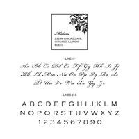 Colonial Stencil Custom Stamp