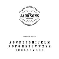 Saloon Custom Stamp