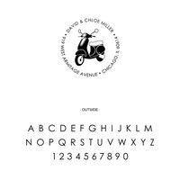 Scooter Custom Stamp