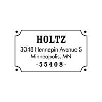 Nameplate Custom Stamp