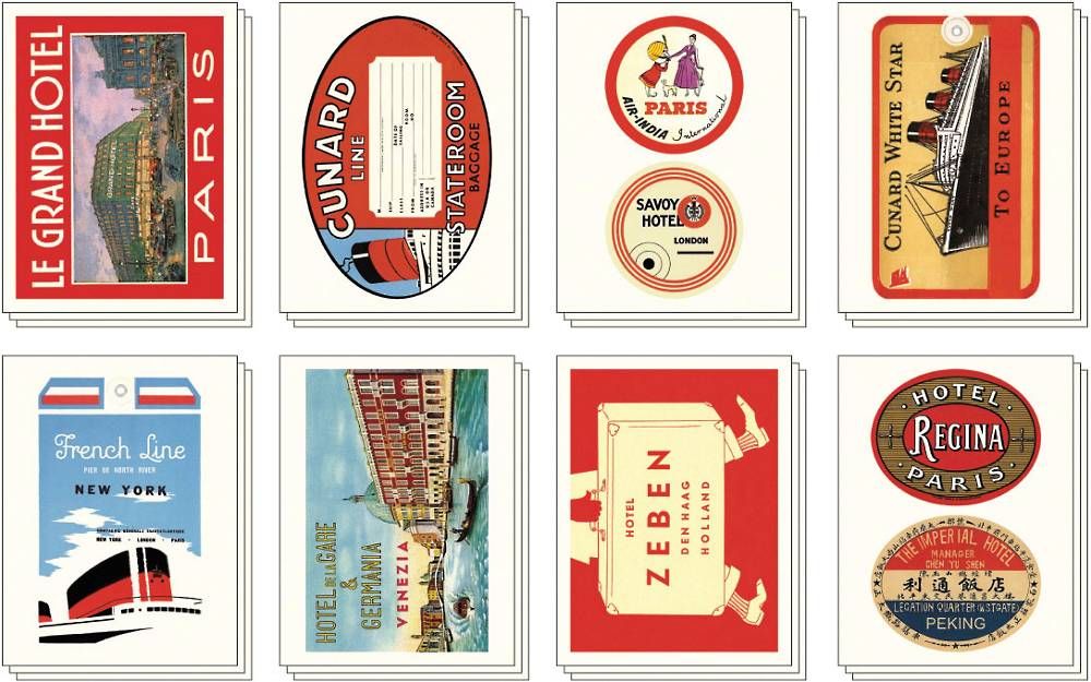 Bon Voyage Stickers