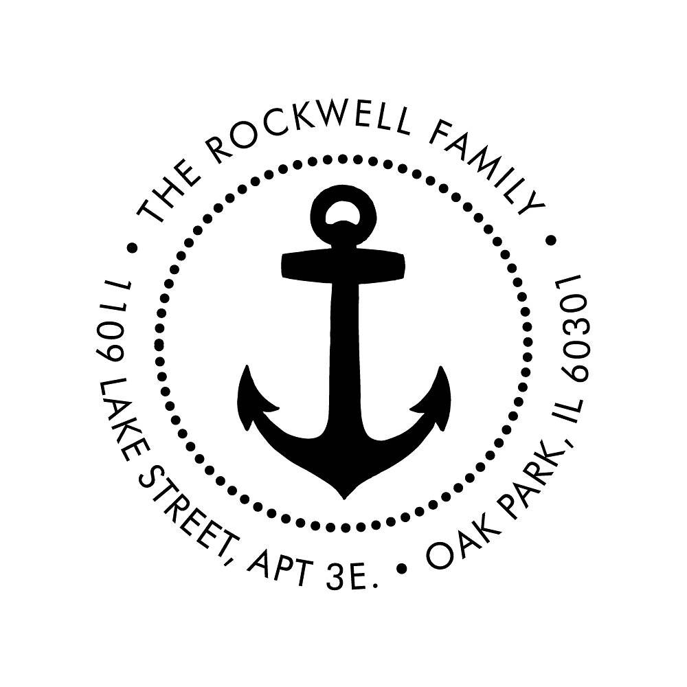 Anchor Seal Custom Stamp