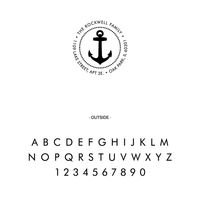 Anchor Seal Custom Stamp